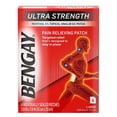thumbnail image 2 of Ultra Strength Bengay Pain Relief Patches, Large, 3.9 x 7.9 in, 4 Count, 2 of 4