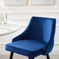 thumbnail image 4 of Bar Stool Chair Barstool, Velvet, Blue Navy, Modern Contemporary Urban Design, Bar Pub Cafe Bistro Hotel Restaurant Hospitality, 4 of 8