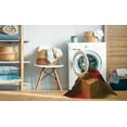 thumbnail image 2 of Ahgly Company Machine Washable Indoor Square Transitional Dark Red Area Rugs, 4' Square, 2 of 7