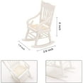 thumbnail image 6 of Miniature House Wooden Bedroom Furniture Accessories Set Including Mini Bed Rocking Horse Chair High Chair Closet for Mini House DIY Decoration Party Favor, 6 of 7