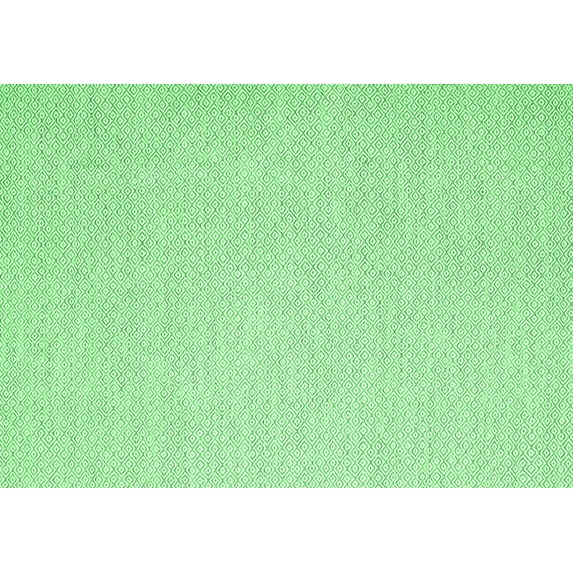 Ahgly Company Indoor Rectangle Abstract Emerald Green Contemporary Area Rugs, 2' x 3'