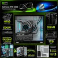 thumbnail image 3 of PC Gamer Completa IA Entry DXT GAMING NVIDIA GeForce RTX 5050 Intel Core Ultra 5 225F 16GB DDR5 SSD 1TB Monitor 27 165Hz Sistema Liquido WIFI BT Silver Rendimiento Inteligente con IA, 3 of 6