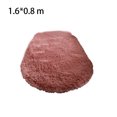 thumbnail image 3 of Injueey Manta ovalada, alfombrilla lavable para el suelo, alfombra decorativa resistente a los deslizamientos, adornos para la puerta del pasillo del Decoración del hogar Rosa oscuro 1.6*0.8 metros Injueey HA071454-08, 3 of 5