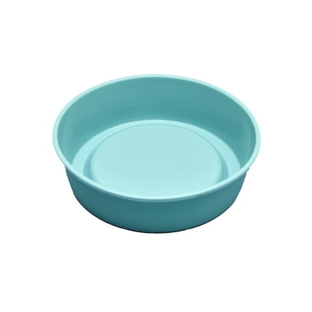 

Cake Mold Easy to Demold Multi-purpose Round Shape Nordic Style Easily Use Baking Pan for Kitchen Blue Silicone