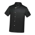 thumbnail image 3 of Chaqueta de chef de manga corta para restaurante y hotel. M Black M, 3 of 9