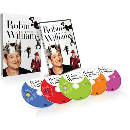 Robin Williams Comic Genius (5 Discs) (DVD) (The Best Of Times Robin Williams)