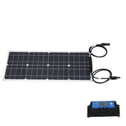 25W High Efficiency Monocrystalline Solar Panel Kit with 30A Controller, Ideal for RV, Car, Boat, Outdoor Activities - Eco-Friendly Photovoltaic Solar Charging Solution