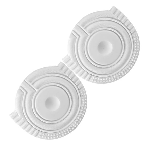 FRCOLOR  Repair Protector for Shoe Bottom Heel Pads Artificial Ceilings Gummies Man White