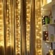 thumbnail image 4 of Cortina de luz LED de 3X2M, luces de hadas USB con 8 modos de luz, decoración navideña para fiestas en interiores y exteriores, blanco cálido, 4 of 6