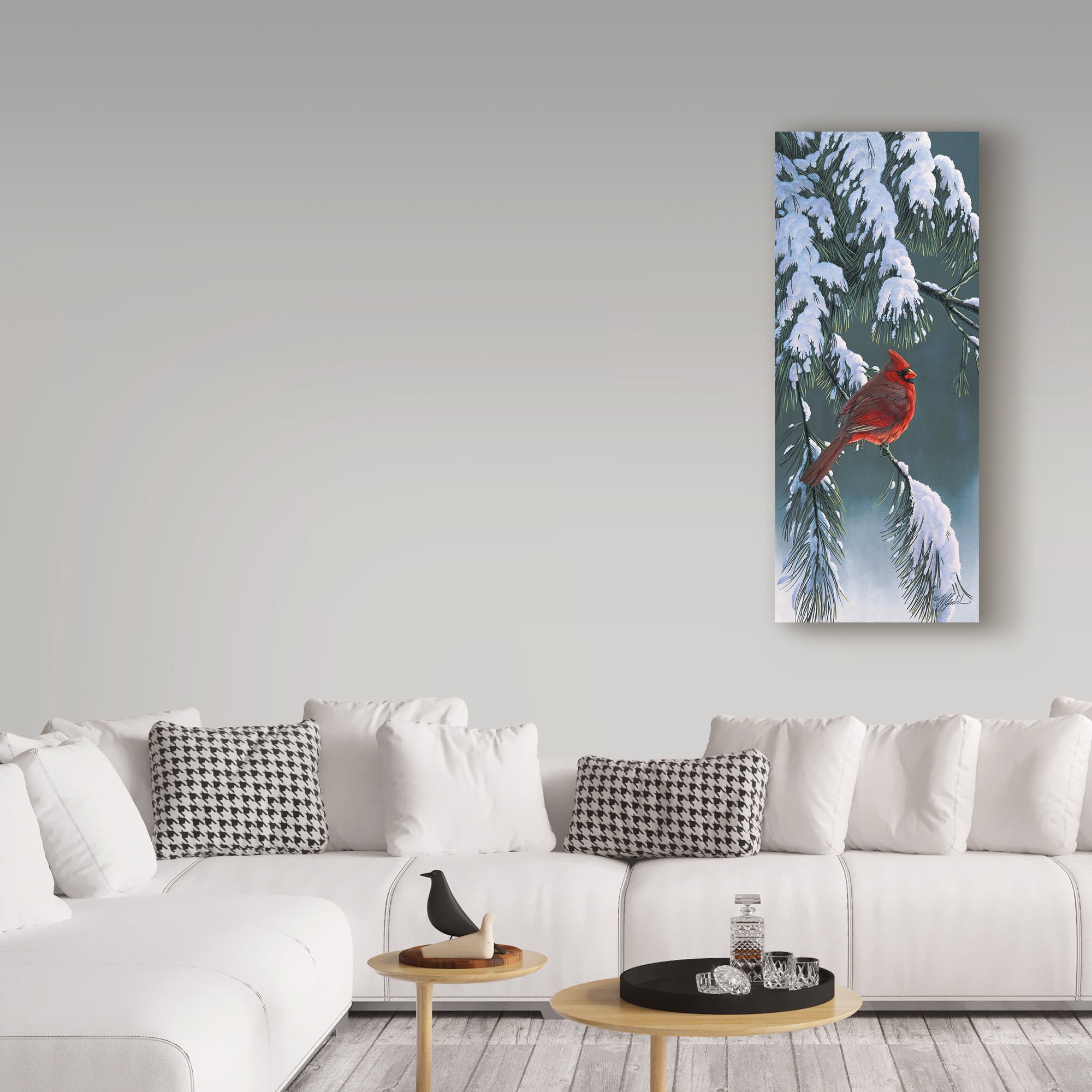Trademark Fine Art 'The Light Of Winter' Canvas Art by Wilhelm Goebel