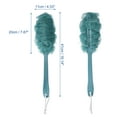 thumbnail image 2 of Unique Bargains 1 Pcs Body Bath Brush Back Scrubber Loofah Shower with Long Handle for Skin Exfoliating PP Mesh Blue, 2 of 7