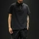 thumbnail image 2 of Camisetas casuales con cuello para hombre, ropa urbana cómoda, ropa holgada, top vintage, polo liso y elegante, camisetas para hombre al por mayor, 2 of 5