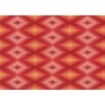 thumbnail image 1 of Ahgly Company Indoor Rectangle Patterned Bright Orange Area Rugs, 6' x 9', 1 of 6