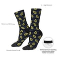 thumbnail image 4 of Rocae Avocado for Adult Socks Casual Athletic Stretchy Loose Socks for Women Men Non-Slip Middle Tube Socks, 4 of 6