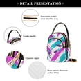 thumbnail image 4 of FORMRS Crossbody Bag for Women Quilted Travel Shoulder Cell Phone Purse with Chain Strap Handbag, Abstract Drawing, 4 of 7