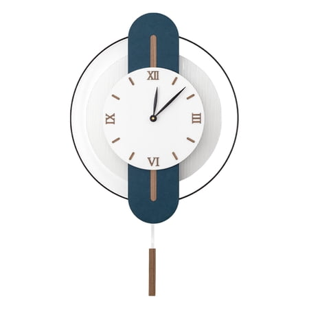 WLPZXP Wood Acrylic Swing Clock Wall Hanging Clock Decoration for Dining Room 62cmx40cm