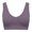 Dusky Purple, variant on Seamless Support Wireless Comfort Bra - 3pc - Breathable Mesh Design, Anti-Chafing, Removable Pads, & Versatile Stretch Sports Freedom Bra - Nude - Small - 5 Star Super Deals