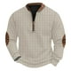thumbnail image 2 of Blusas y camisas de manga larga con cuello redondo Sudadera con capucha de cuello redondo para hombre Jersey estampado Blusa de poliéster de manga larga para hombre, 2 of 4