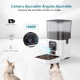 thumbnail image 2 of Comedero Automático con Cámara WiFi, Comedero Automatico Gatos y Perros, Control Remoto por App, Alimentación Inteligente Programada y Dosificada, Interacción de Voz y Vídeo, 6L, 2 of 8