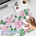 thumbnail image 4 of Long Mouse Pads for Desk,Pioneer Flower Floral Print Pattern Desk Mats on Top Of Desks, Desk Mouse Pad Extra Large with 3mm Non-Slip Base and Stitched Edge for Gaming,Office,Work,Home 31.5"x11.8", 4 of 6