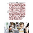 thumbnail image 5 of Cloth Napkins Set of 4 - 20x20 Inches, Red Boho Flower Washable Reusable Table Napkins, Vintage Paisley Farmhouse Pattern Soft & Absortbent Dining Napkin for Party Wedding Hotel Restaurant, 5 of 8