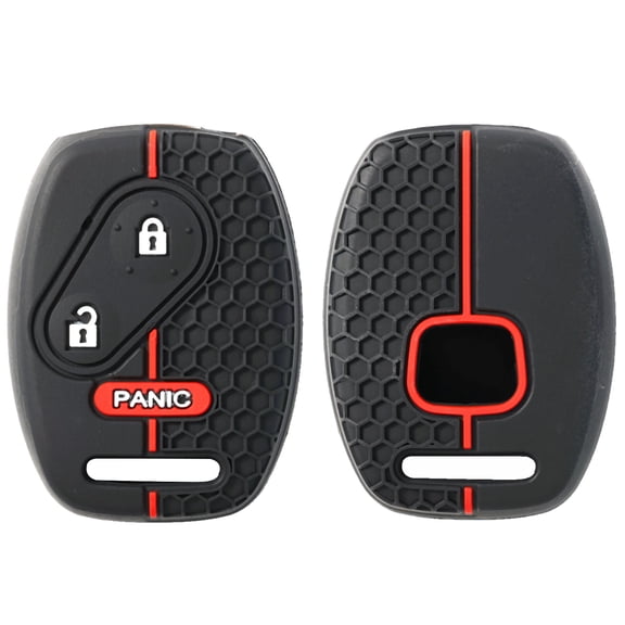 DON'T TOUCH MY KEY 2Pcs Remote Silicone Key Holder Cover Case for Honda Insight S2000 Stream Crosstour