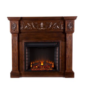 Bold Flame 40 Inch Wall Corner Electric Fireplace In White
