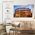 thumbnail image 4 of Elephant Stock The Famous Colosseum Wall Art - Horizontal Multi Panel Canvas - Living Room Wall Decor - Places Multi Panel - Blue And Orange Decor - 23" x 14", 4 of 4