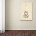 thumbnail image 3 of Trademark Fine Art "Acoustic Guitar Old Sheet Music" Canvas Art by Michael Tompsett, 3 of 3