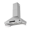 thumbnail image 2 of Forno Venezia 36 Inch Wall-Mounted Range Hood with Touch Controls and Baffle Filters, 2 of 5