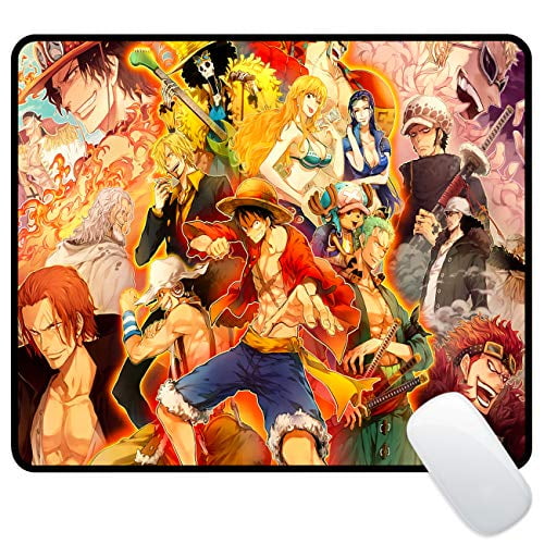 One Piece Anime Mouse Pad Gaming Mouse Pad Mousepad For Adults Teens Office Supplies Mouse Mat 9 8x11 8x0 12inch Walmart Com
