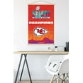thumbnail image 5 of NFL Kansas City Chiefs - Super Bowl LVII Team Logo Wall Poster with Magnetic Frame, 22.375" x 34", 5 of 6