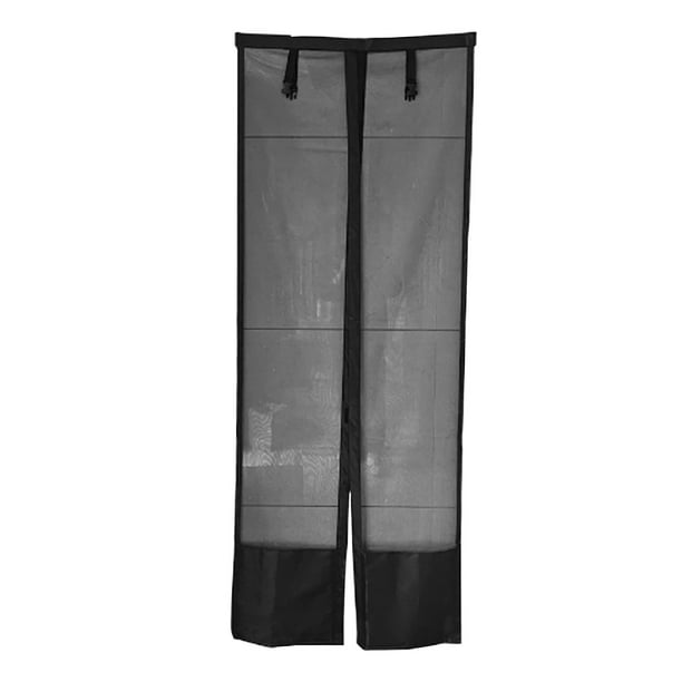 Puerta mosquitera magnética de 29 x 80 pulgadas, puerta estrecha, para autocaravanas, importación/exportación, para acampar, transpirable, parasol, cortina plegable de malla fina para caravanas, remol