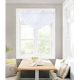 thumbnail image 1 of SAMIMPORT-2011 Elegantes cortinas opacas blancas con diseño de cascada, 122 x 96 cm, 1 of 2