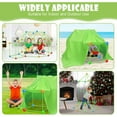 thumbnail image 4 of 174 piezas más un kit de construcción de carpa para niños que brillan en la oscuridad, juguetes de construcción de fuertes aéreos (el color de la bola es aleatorio), 4 of 5