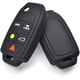 thumbnail image 5 of ER Carcasa de silicona para llave de 5 botones para Volvo XC90 S80 Rojo Verde, 5 of 5