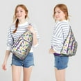 thumbnail image 4 of 4-Pockets Cross Body Bags for Woman Men,Cute Sea Life Sling Bag Chest Bag with Adjustable Strap Women's Crossbody Bags for Outdoors Hiking Traveling, 4 of 4
