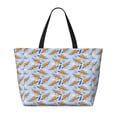 thumbnail image 2 of KdxioCute Sloth for Beach Bag for Women Large Beach Tote Bag Waterproof Sandproof Swim Bag with Zipper Pockets Beach Vacation Travel, 2 of 7