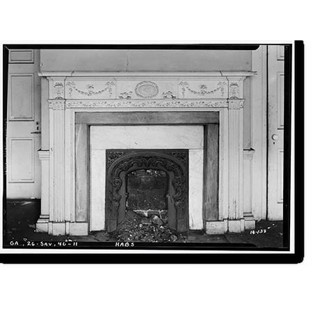 Historic Print, Mackay House, 125 East Congress Street, Savannah, Chatham County, GA - 11, 18" x 24"