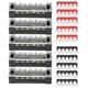 thumbnail image 2 of 5 piezas de doble fila, 6 posiciones 600 V 15 A bloque de terminales de tornillo + tira de barrera de terminal preaislada, 2 of 14