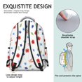 thumbnail image 5 of Pioneer Flower Floral Print Pattern Backpack for School, Cute School Bag with Adjustable Shoulder Straps and Padded Back, 15.3"x11"x7.1", 5 of 5
