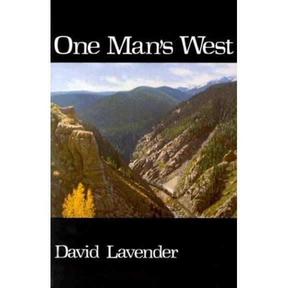 Pre-Owned One Man's West (Paperback) 0803258550 9780803258556