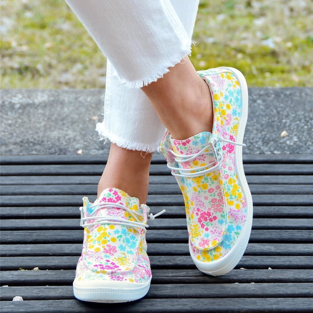 Zapatos sin cordones para mujer, clásicos, cómodos, a la moda, cómodos para caminar, zapatillas, zapatos sin cordones Wmkox8yii FOPL3119