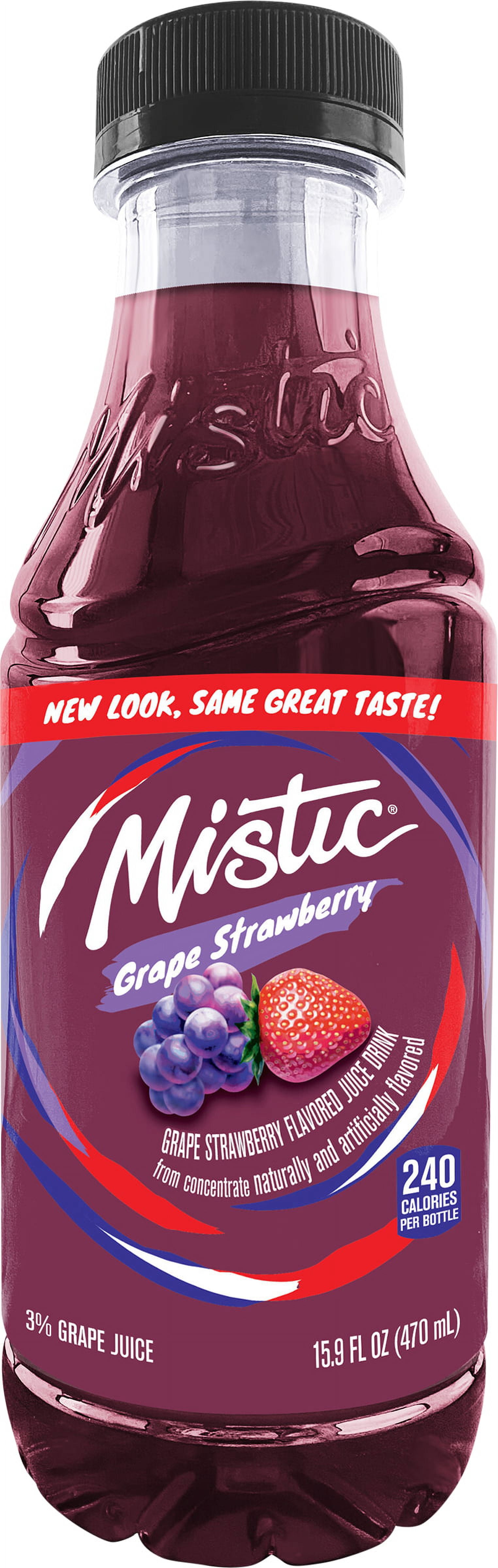 (7 pack) MISTIC TROP JC GRPSTRBRY PET 15.9OZ LS 12