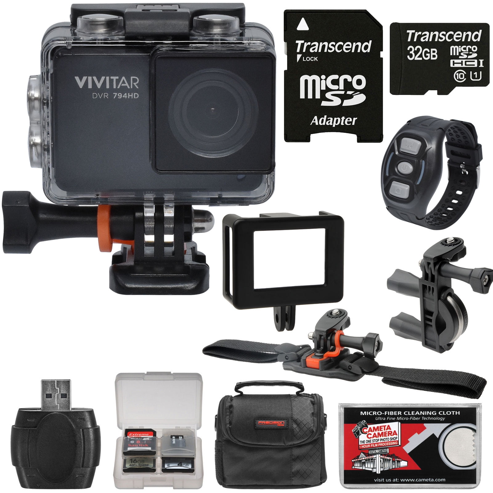 Vivitar DVR794HD 1080p HD Wi-Fi Waterproof Action Video Camera