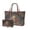 Black - Crown Skull Rose, variant on Labrador Retriever Print Handbag Wallet Set for Women Large Tote Handbag with with Matching Wallet Casual Shoulder Bags for Dog Lovers