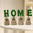 thumbnail image 4 of 4-Piece Set of Creativing Letter Simulation Bag Plant Pots-Home Accessories Set-Office Desktop Window Sill Bonsai, 4 of 8