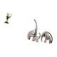thumbnail image 5 of Figura de escritorio, camarero, rana, estatua, , escultura de animal decorativa de cerámica para escritorio de oficina, estante para el hogar,, 5 of 8