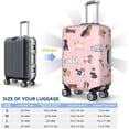 thumbnail image 2 of Cute Dogs Animals Luggage Suitcase Covers Elastic Washable Cartoon Pets Luggage Protector Travel Suitcase Protective Cover For Kid And Adult, L (Fit 25-29 Inch Luggage), 2 of 6