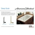 thumbnail image 6 of American Standard 2422V.002 Evolution 60" Acrylic Soaking Bathtub, 6 of 6